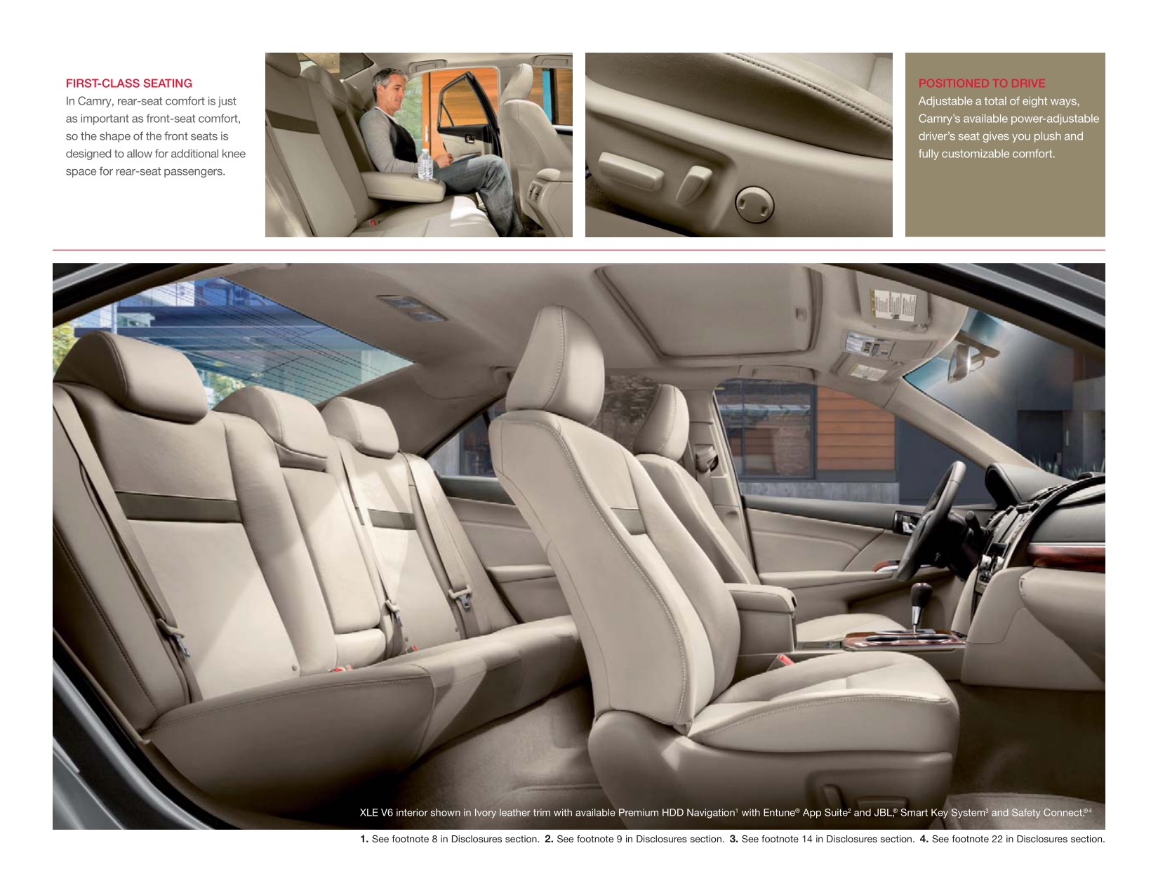 2014 Toyota Camry Brochure Page 4